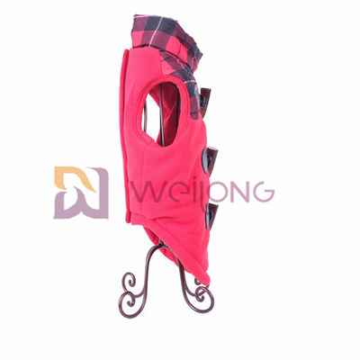 ऑक्स हॉर्न लेदर लूप्स डॉग डाउन जैकेट वेल्क्रो / फॉक्स ओपनिंग वार्म डॉग कोट
